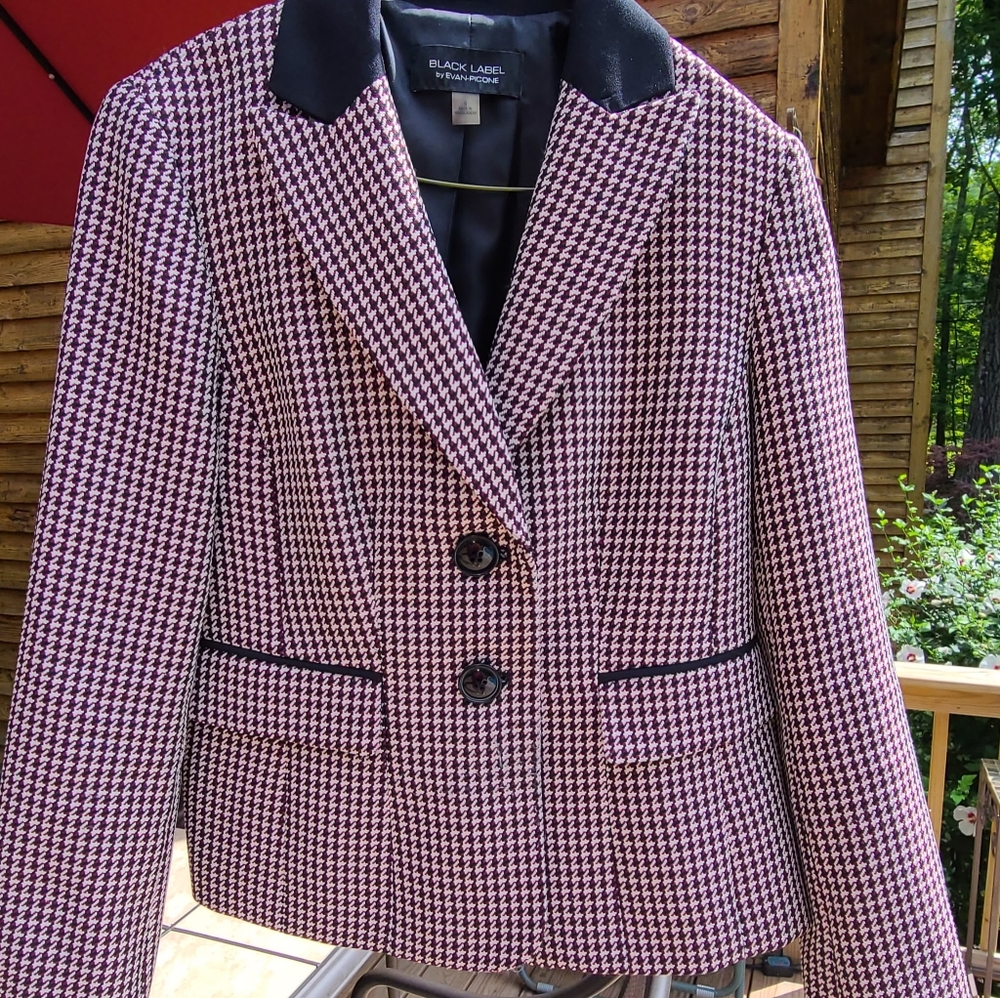 Express plaid suit jacket size 6